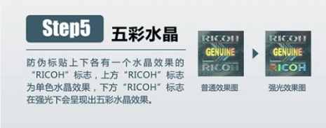 教你如何辨別真假理光打印機耗材 教你如何辨別真假理光打印機耗材