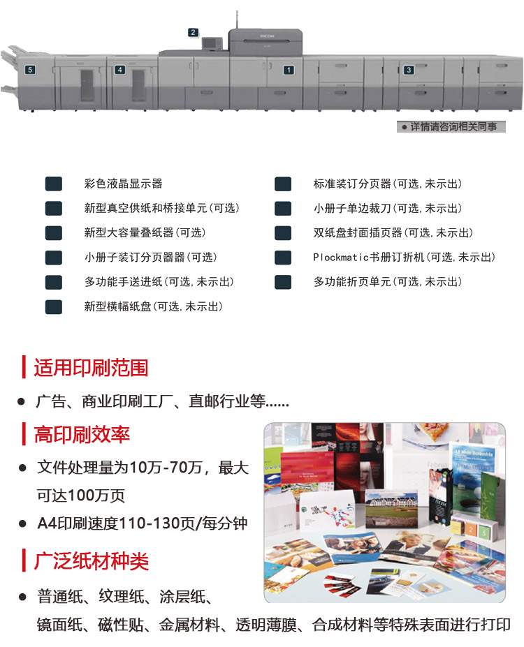 理光生產型打印機選配產品 理光生產型打印機選配產品